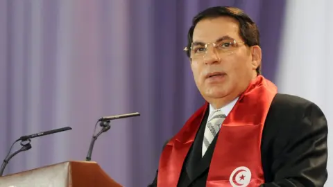 Getty Images Former Tunisian President Zine al-Abidine Ben Ali